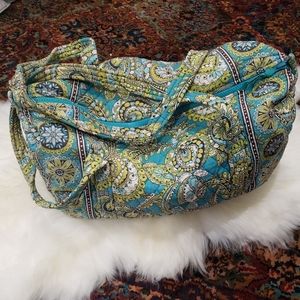 Vera Bradley Small Duffel Peacock Print